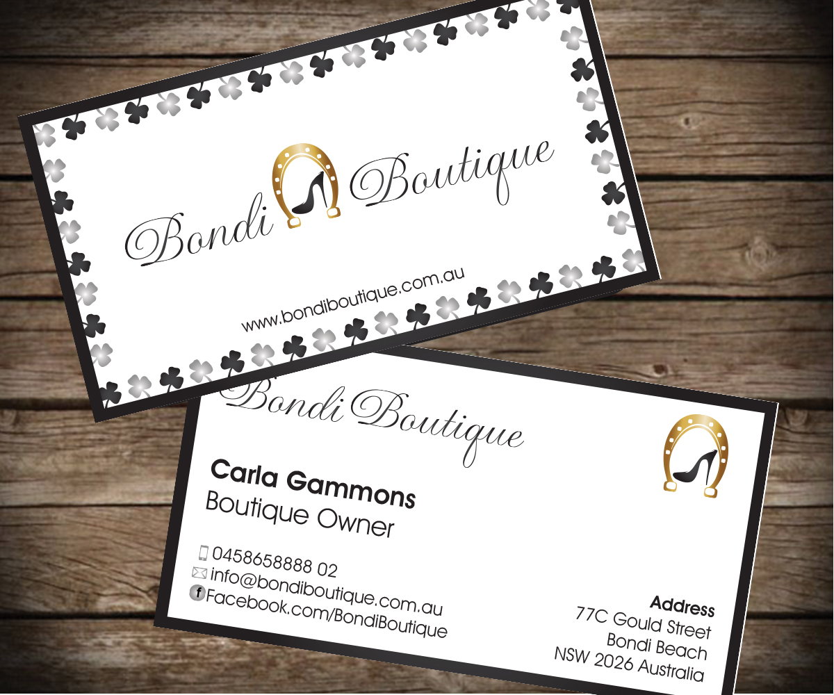 Business Card Design by Aaaron for Bondi Boutique | Design #3430647