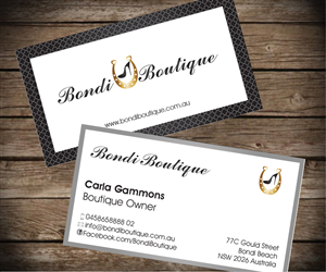Business Card Design by Aaaron for Bondi Boutique | Design: #3435125