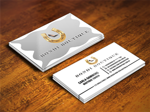 Boutique Shoe Bag Race wear Business Card Design | Business Card Design by Sajin