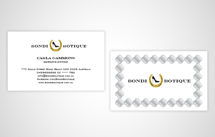 Business Card Design by BobiDesign for Bondi Boutique | Design #3438282
