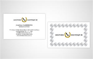 Business Card Design by BobiDesign for Bondi Boutique | Design: #3438282