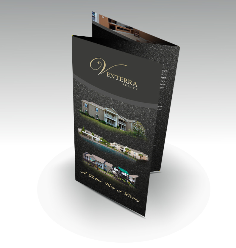 Brochure Design by Lawrence Conde for Venterra Realty | Design #902278
