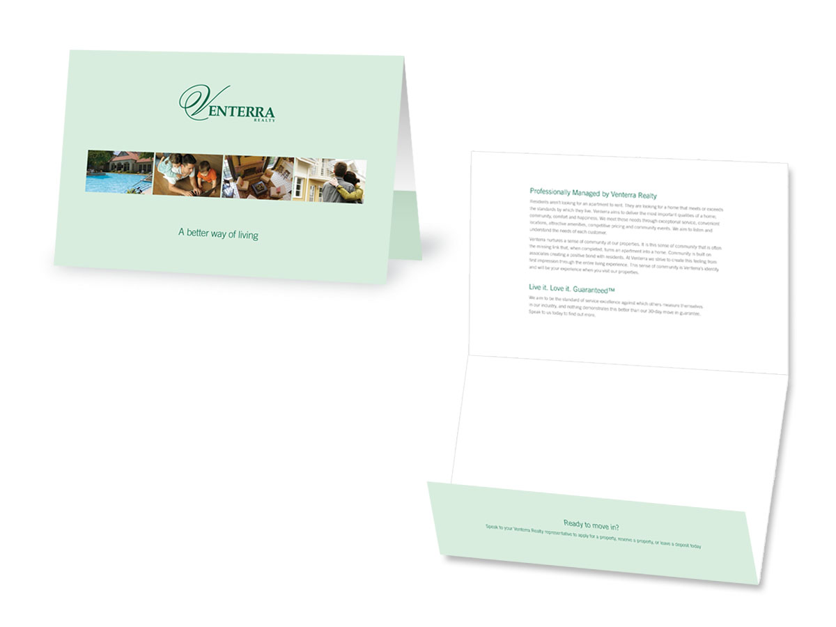 Brochure Design by JayTee for Venterra Realty | Design #899552