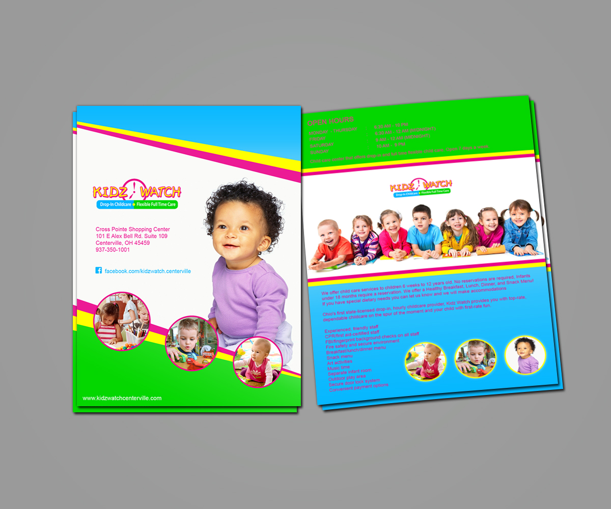 Brochure Design by A-Noor 02 for Kidz Watch | Design #3439997
