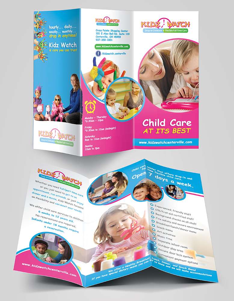 Brochure Design by creationz2011 for Kidz Watch | Design #3473417