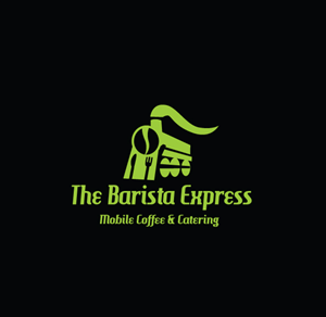 The Barista Express      Mobile Coffee & Catering | Diseño de Logo por Hiccups Design