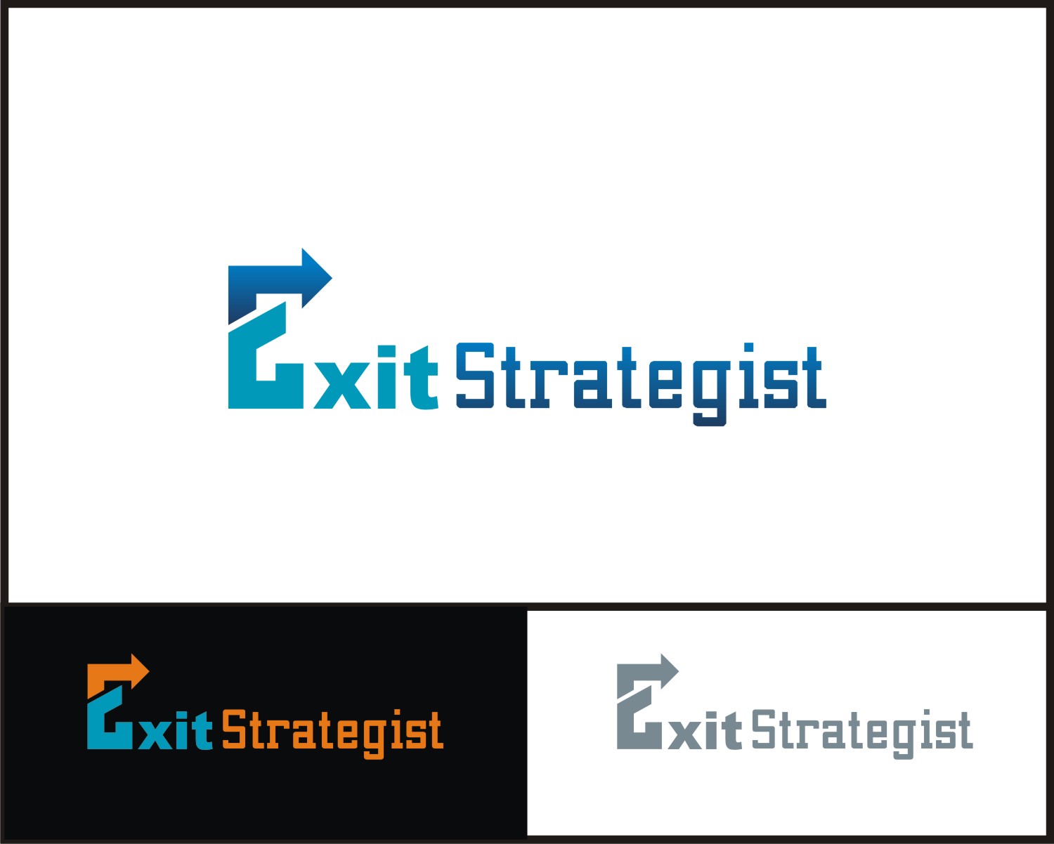 Diseño de Logo por i-on para Exit Strategist | Diseño #3469079