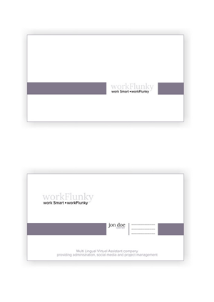 Business Card Design by Esign for workFlunky | Design: #3468510