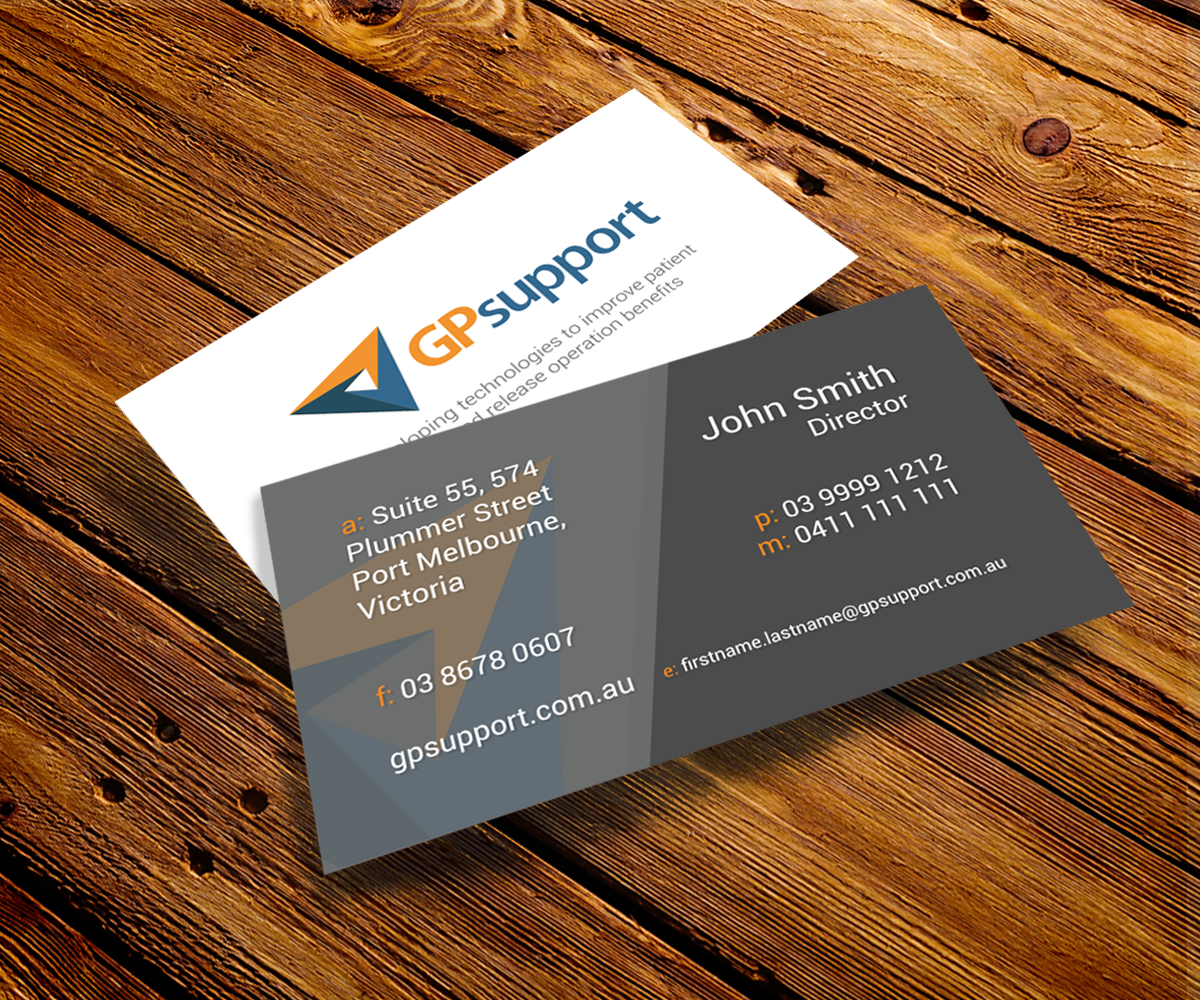Business Card Design by LKC Design for GPsupport | Design #3460352
