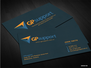 Business Card Design by Sarah Haroon for GPsupport | Design: #3435598