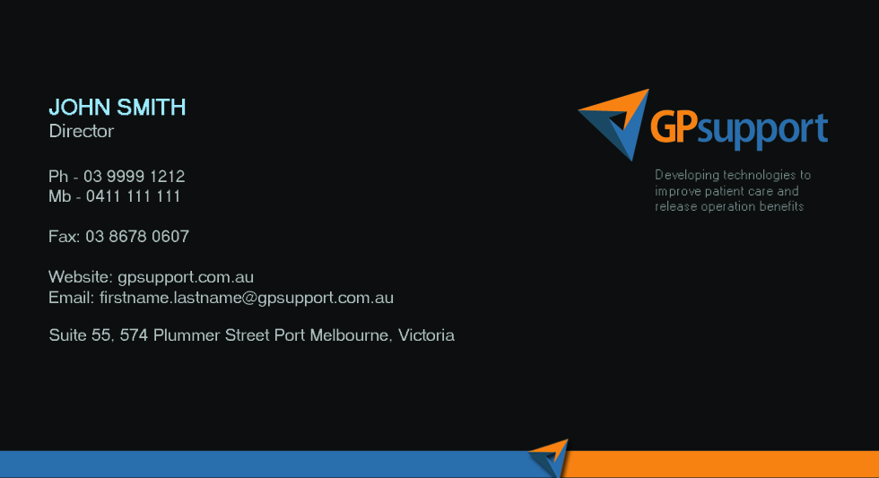 Business Card Design by Sharmistha for GPsupport | Design #3446657