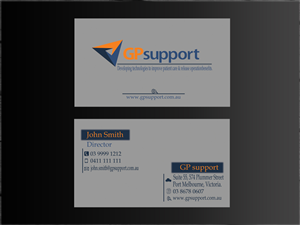 Business Card Design by jayam13 for GPsupport | Design: #3450441