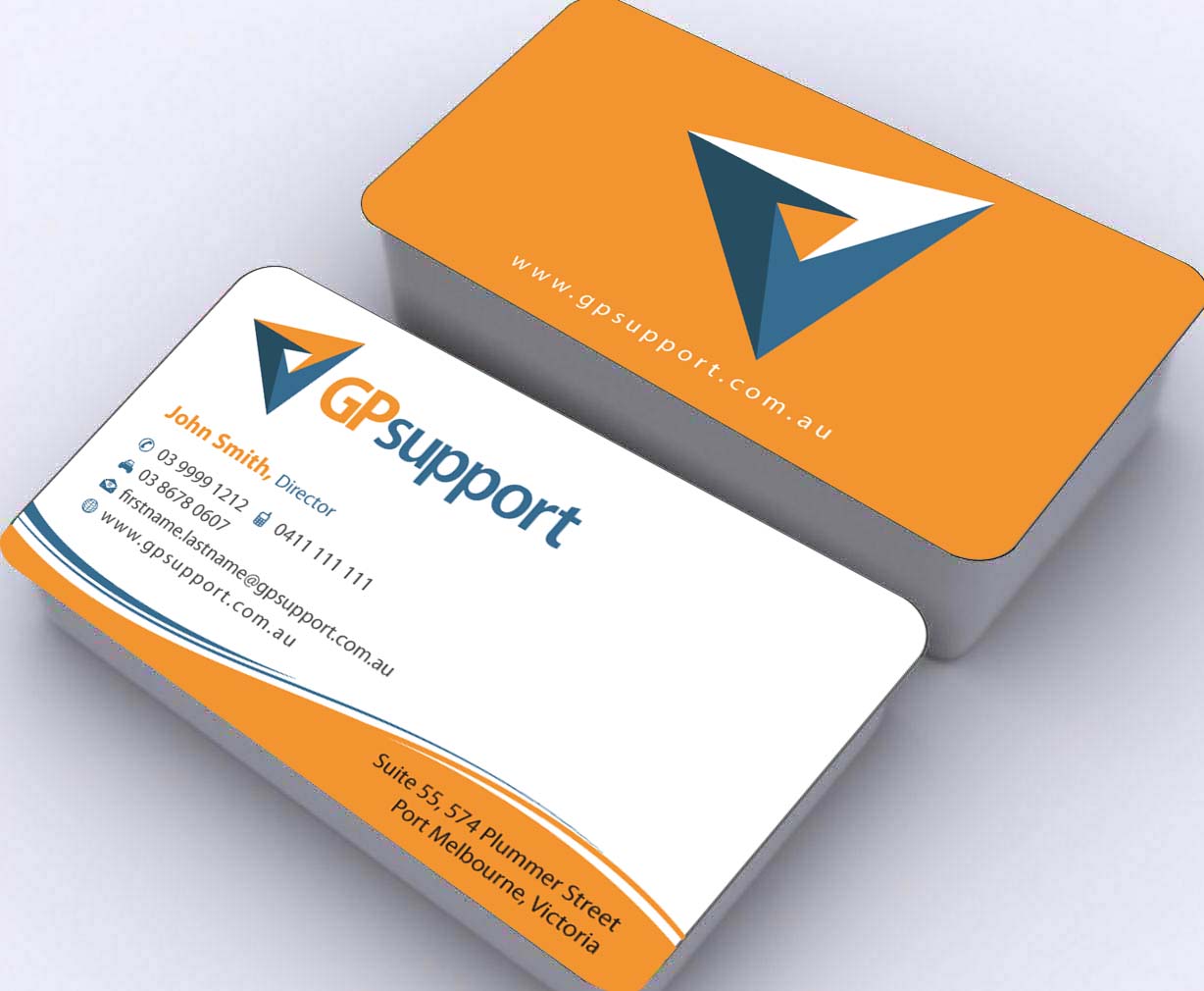 Business Card Design by Sbss for GPsupport | Design #3447879