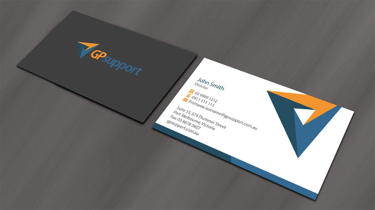 Business Card Design by Dezero for GPsupport | Design #3436261