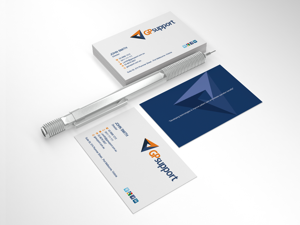 Business Card Design by Sarah Mathews for GPsupport | Design #3434415