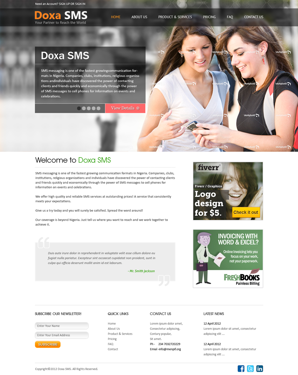 Web Design by Mayank Patel for this project | Design #849711