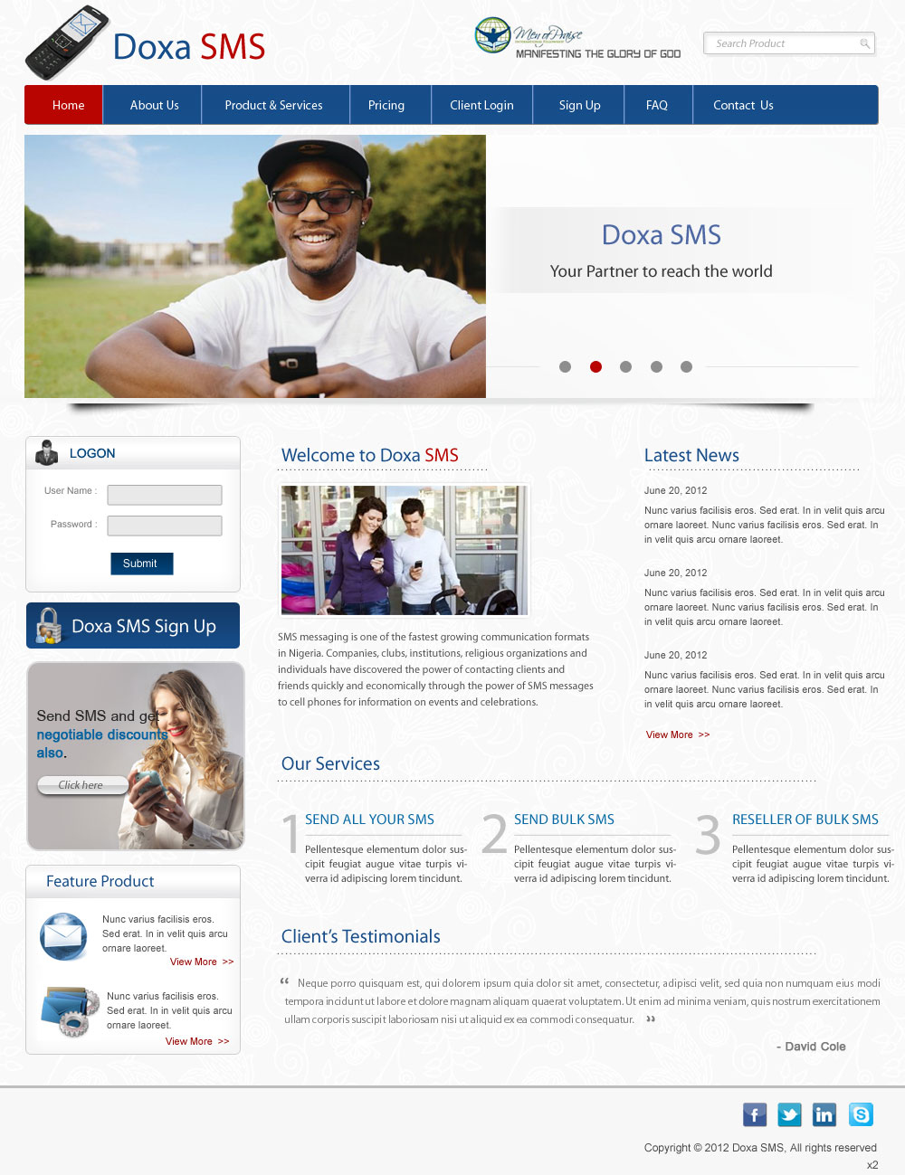 Web Design by pb for this project | Design #850008