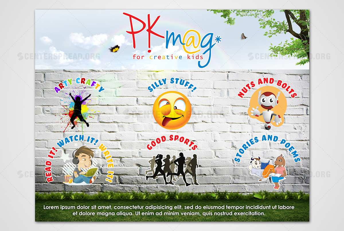 Magazine Design by CENTERSPREAD for this project | Design #3463640