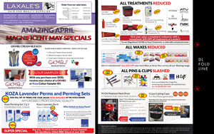 Flyer Design by UrbainFX for Laxales Hair and Beauty Supplies | Design: #3462956