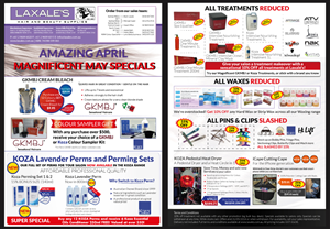 Flyer Design by UrbainFX for Laxales Hair and Beauty Supplies | Design: #3466765