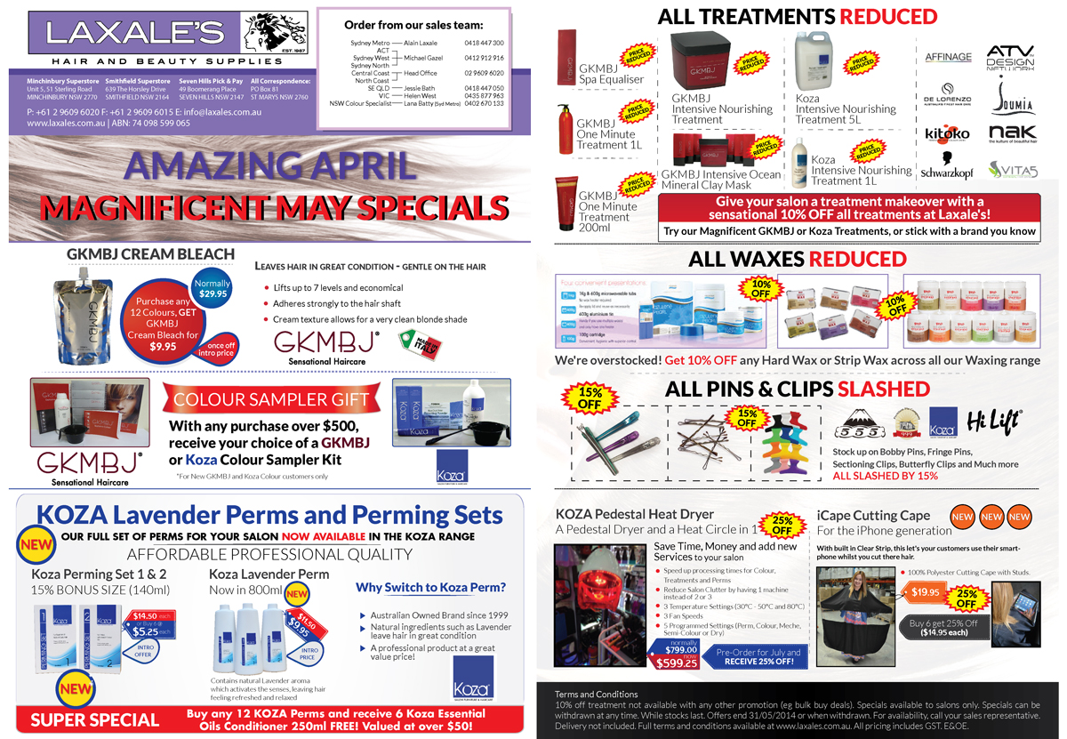 Flyer Design by UrbainFX for Laxales Hair and Beauty Supplies | Design #3478559