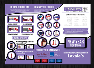 Flyer Design by ESolz Technologies for Laxales Hair and Beauty Supplies | Design #3450580