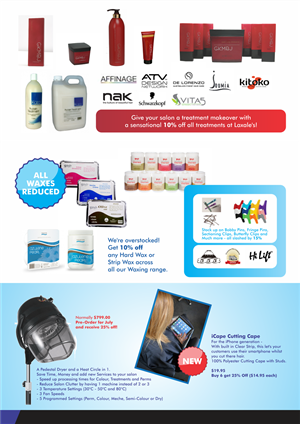 Flyer Design by barinix for Laxales Hair and Beauty Supplies | Design #3453044
