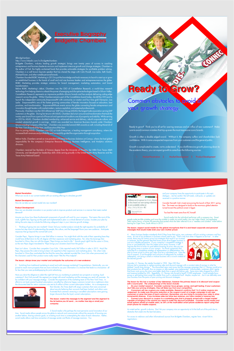 Brochure Design by kkkrishanKumar for BGBC Marketing | Design #3441549