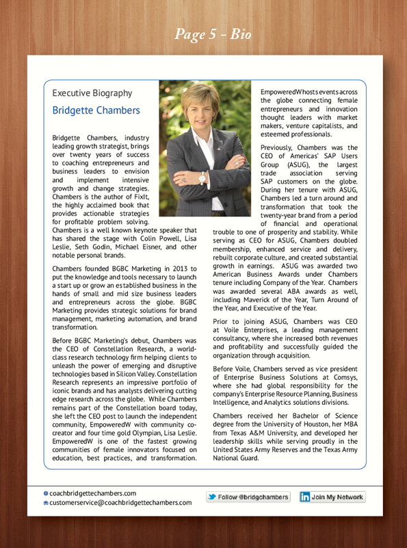 Design de Brochure par Ekanite pour BGBC Marketing | Design #3450163