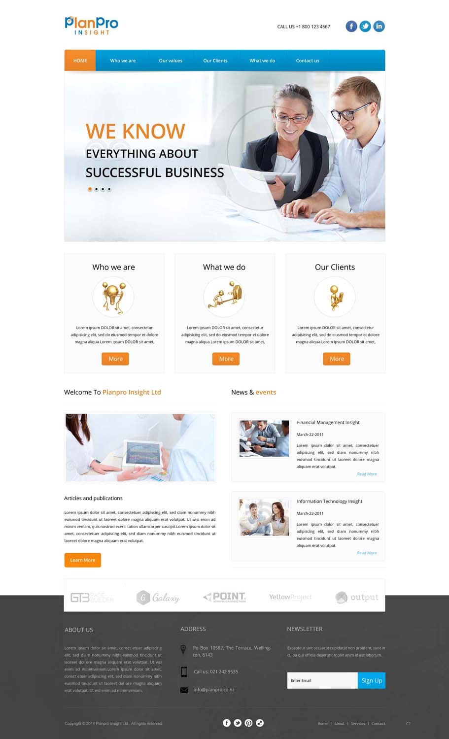 Web Design by pb for Planpro | Design #3438424
