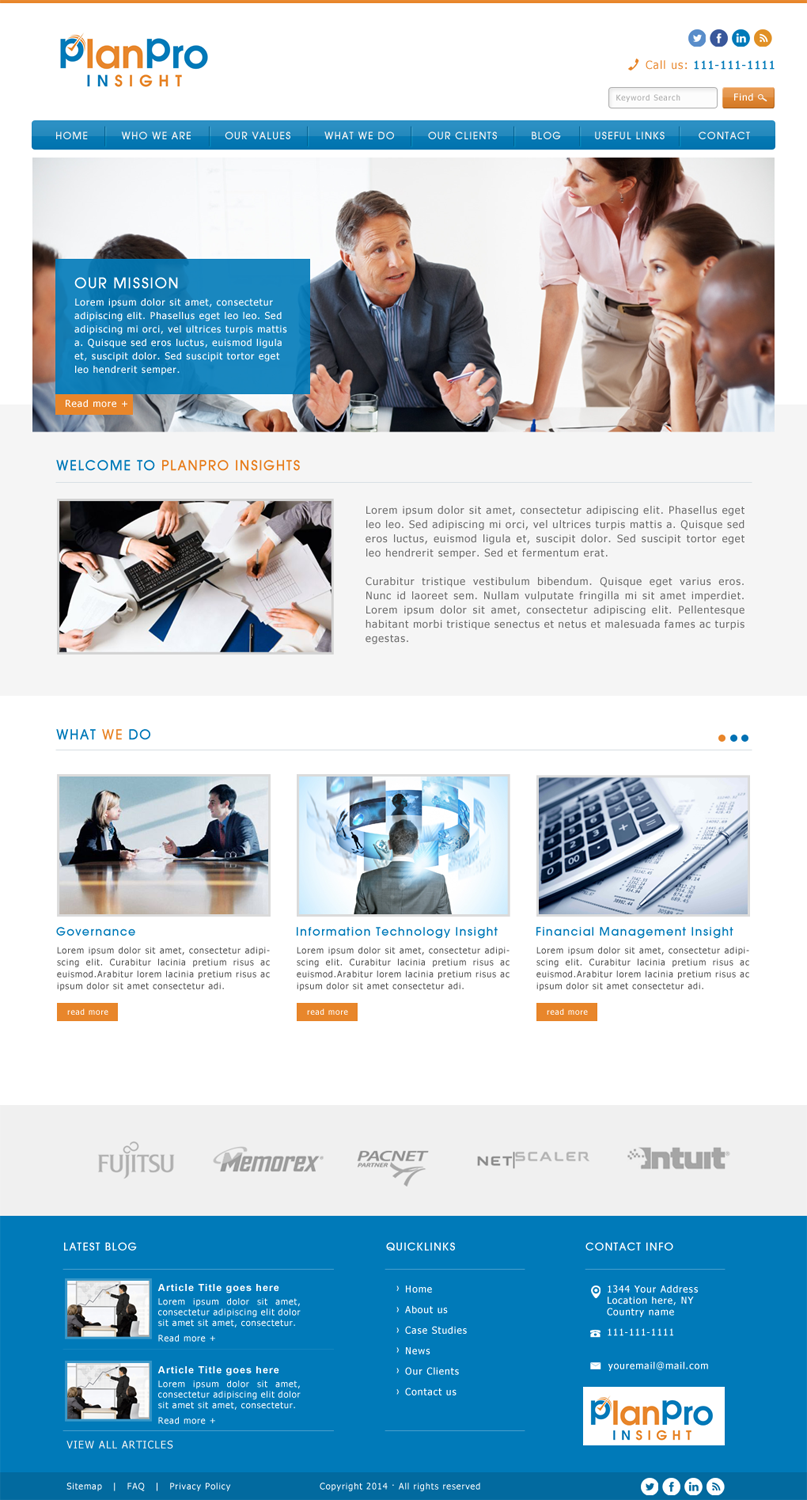 Web Design by JM for Planpro | Design #3444188