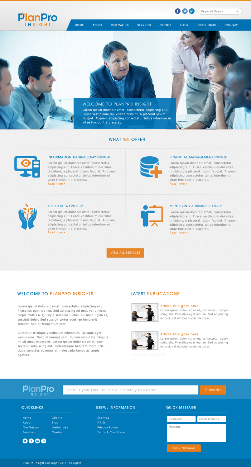Web-Design von JM für Planpro | Design #3447673