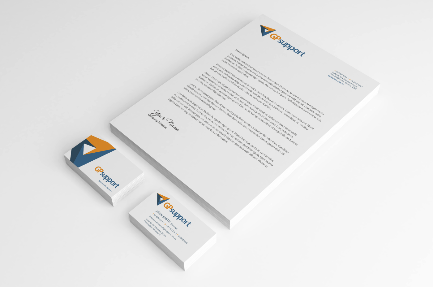 Stationery Design by HYPdesign for GPsupport | Design #3444623