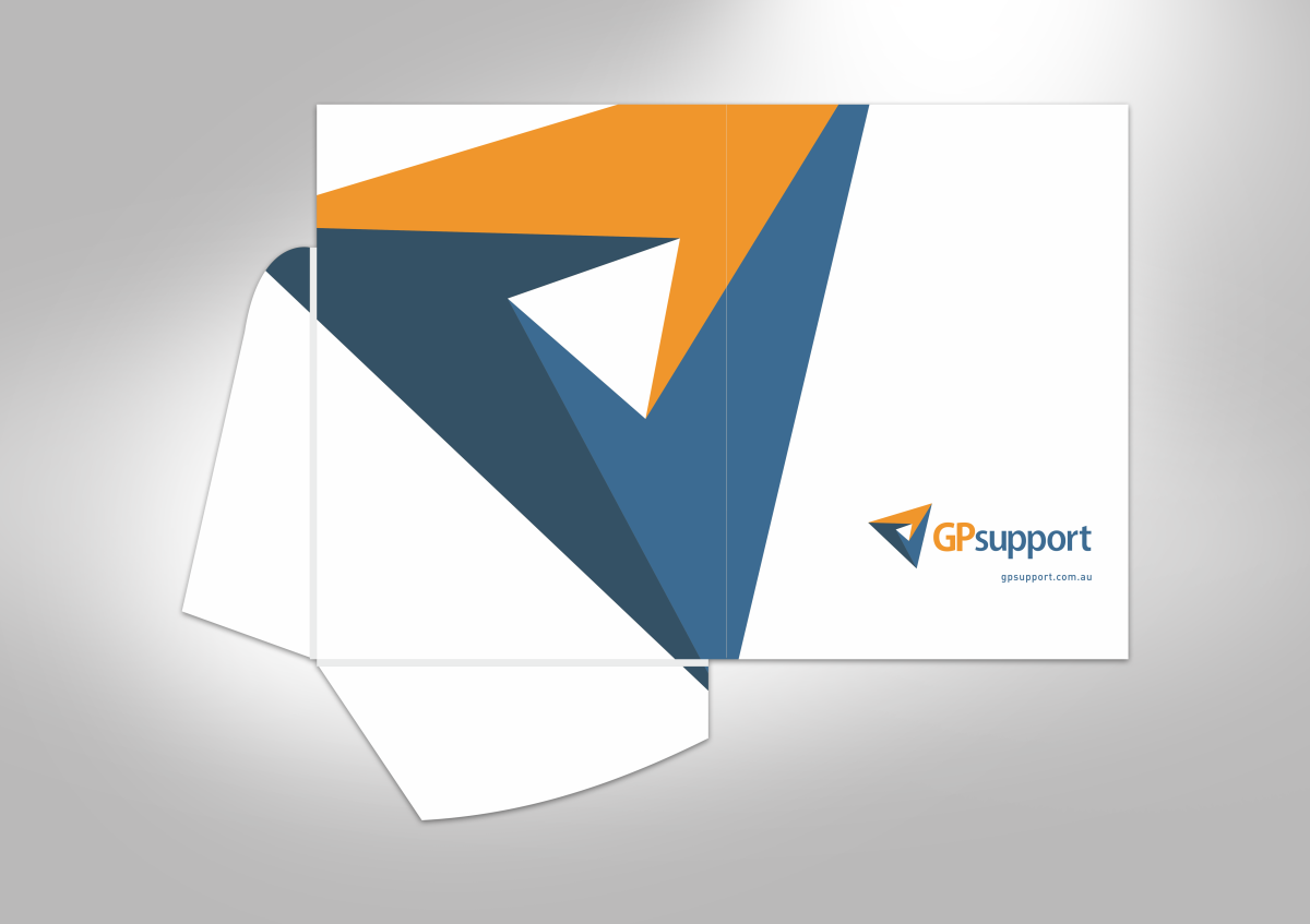 serious professional stationery design for gpsupport by hypdesign proposal front page design