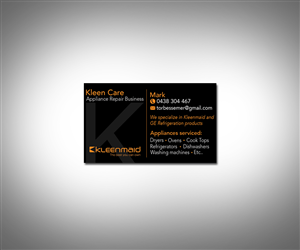 Business Card Design by andrea7209 for Kleen Care | Design: #3461928