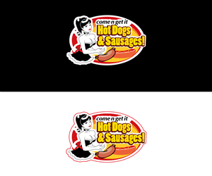 Logo Design by Intro Base for Come N Get It Hot Dogs and Sausages | Design: #3541684