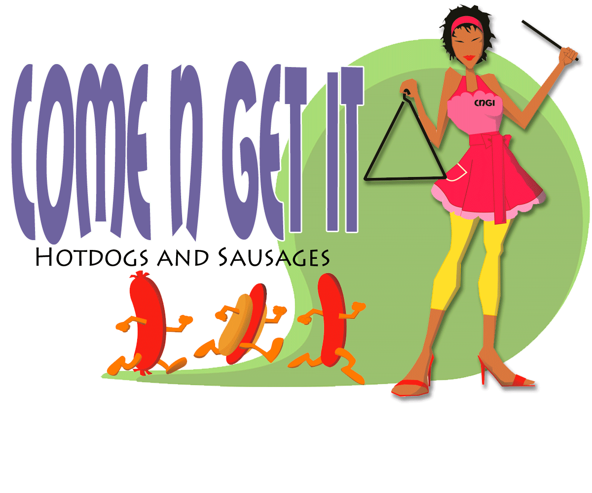 Logo-Design von Dunkah63 für Come N Get It Hot Dogs and Sausages | Design #3560865