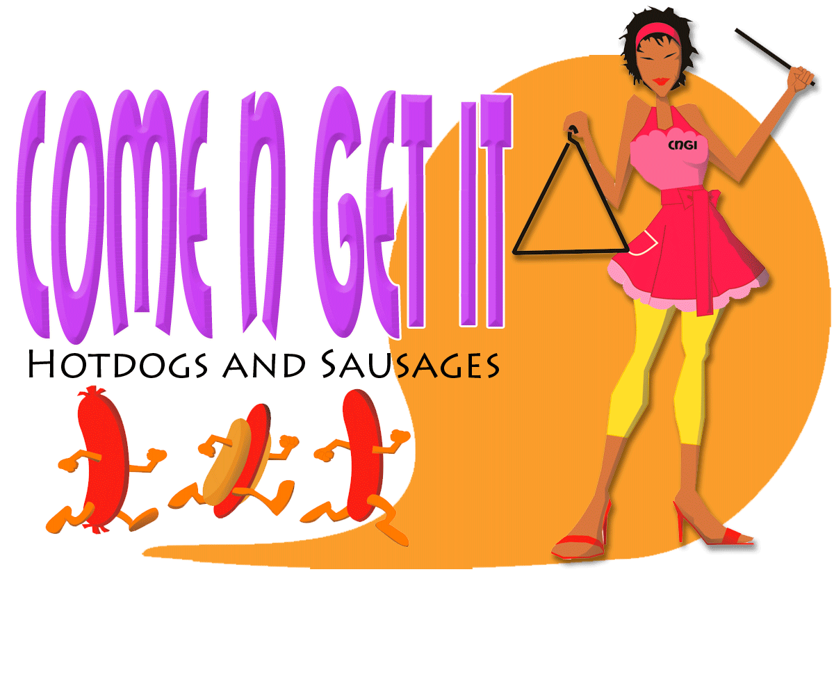 Logo-Design von Dunkah63 für Come N Get It Hot Dogs and Sausages | Design #3561921
