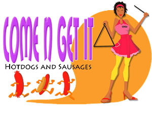 Design de Logo par Dunkah63 pour Come N Get It Hot Dogs and Sausages | Design #3561921
