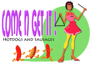 Design de Logo par Dunkah63 pour Come N Get It Hot Dogs and Sausages | Design : #3607435