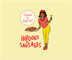 Design de Logo par green pour Come N Get It Hot Dogs and Sausages | Design #3569950