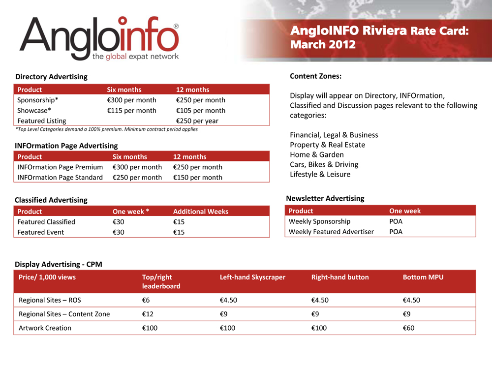 Brochure Design by EDM Graphic Design for AngloINFO | Design #857499