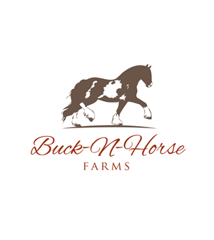 Logo Design by Marta Sobczak  for Buck -N- Horse Farms | Design: #3548658