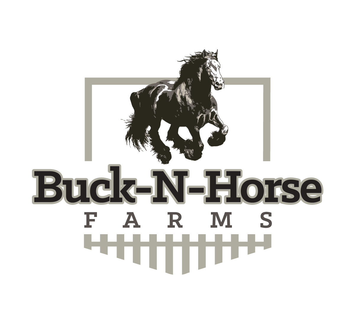 Logo Design by Thomas DeHart for Buck -N- Horse Farms | Design #3483943