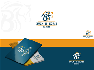 Logo Design by Anhlee for Buck -N- Horse Farms | Design: #3490965