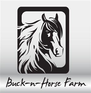 Logo Design by Angler Designs for Buck -N- Horse Farms | Design: #3501245