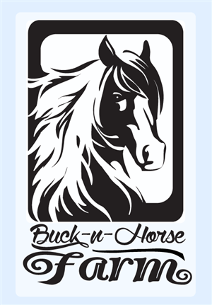 Logo Design by Angler Designs for Buck -N- Horse Farms | Design: #3509113