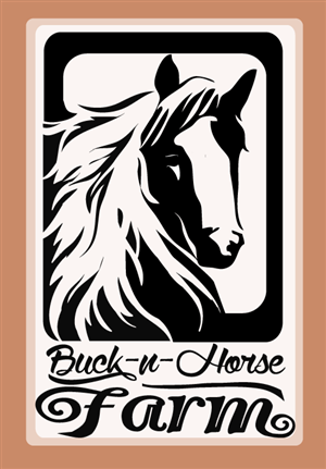 Logo Design by Angler Designs for Buck -N- Horse Farms | Design: #3531985