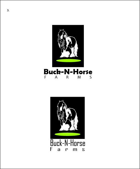 Logo-Design von Indi für Buck -N- Horse Farms | Design #3495964