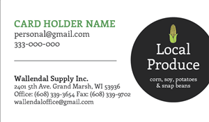 Business Card Design by AnkaStudio for Wallendal Supply Inc | Design #3484809
